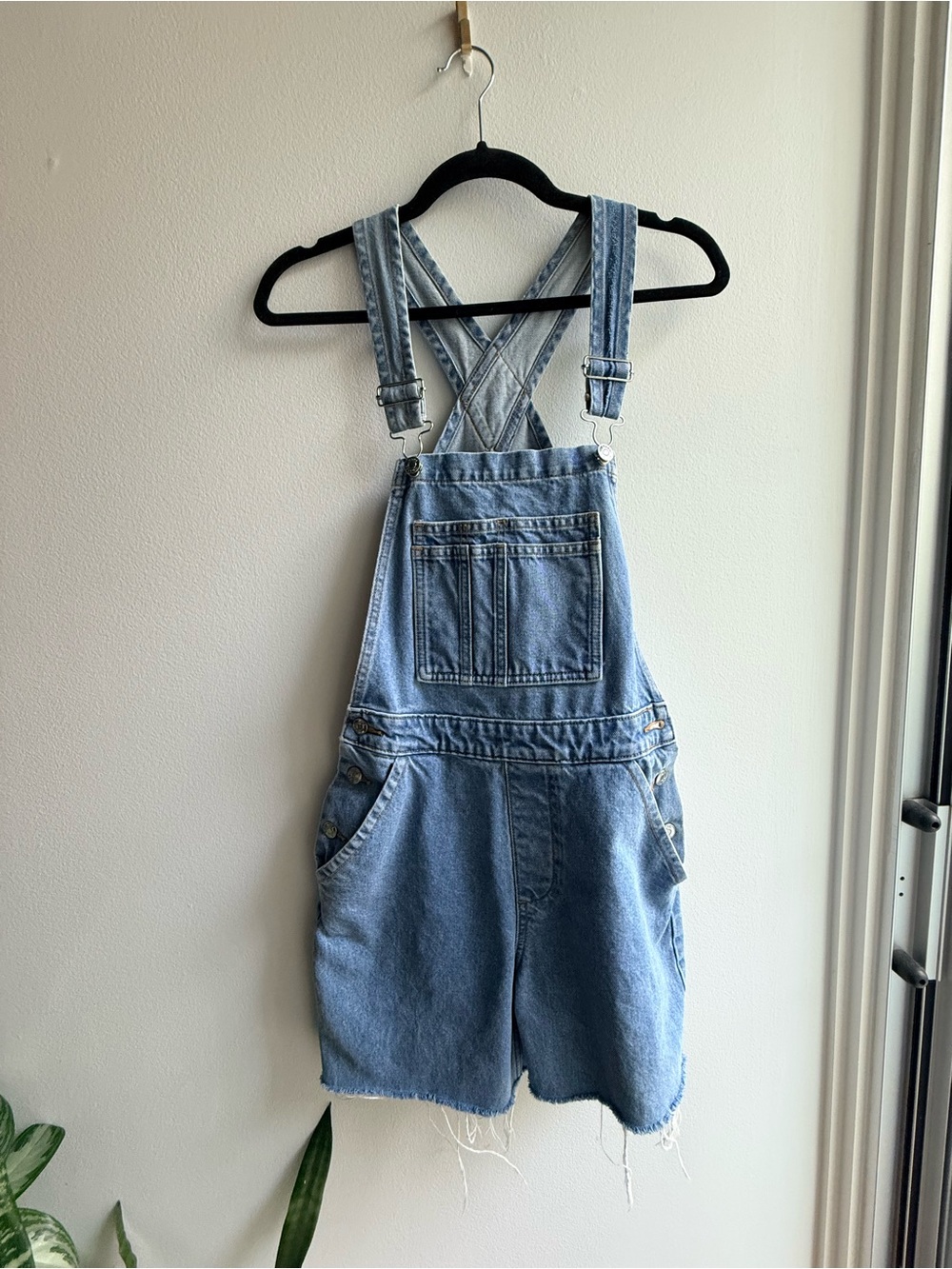 ASOS Light Blue Denim Short Overalls